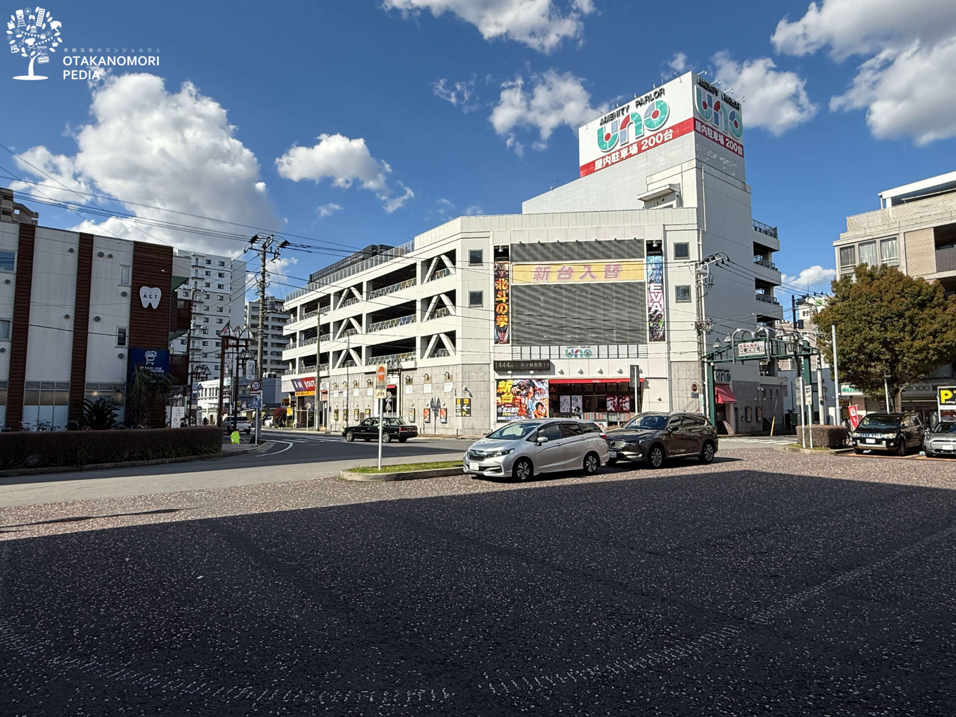 南柏駅西口の駅前ロータリー